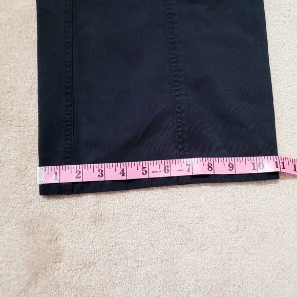 S. Oliver Pants Wide Leg Cargo Y2K Black Woman's Size 40 TINKA - Picture 8 of 13